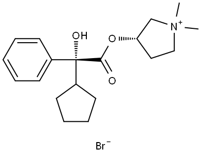 Glycopyrronium Bromide Structure